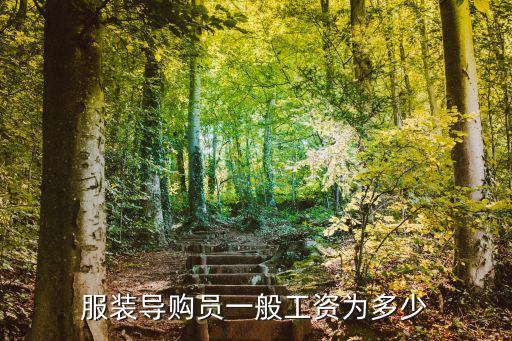 服裝導購員一般工資為多少