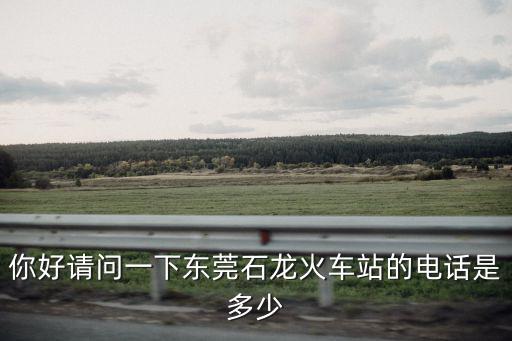 你好請(qǐng)問(wèn)一下東莞石龍火車(chē)站的電話是多少
