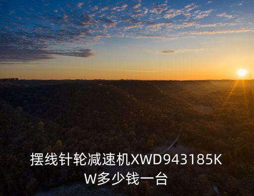 擺線針輪減速機(jī)XWD943185KW多少錢一臺(tái)