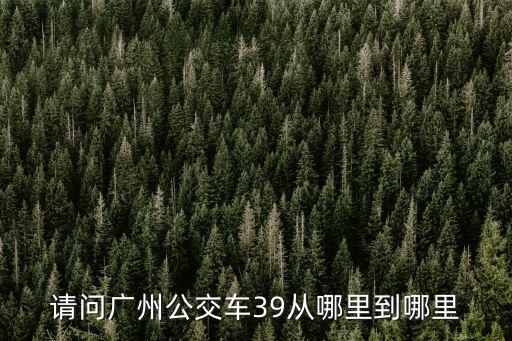 廣州39路短線，廣州39路公交路線是從火車站廣場始發車嗎