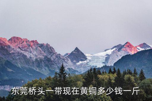 東莞橋頭一帶現在黃銅多少錢一斤