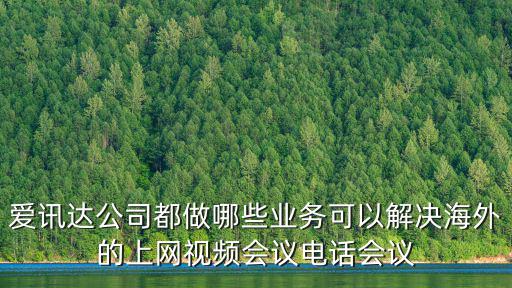愛訊達(dá)公司都做哪些業(yè)務(wù)可以解決海外的上網(wǎng)視頻會議電話會議