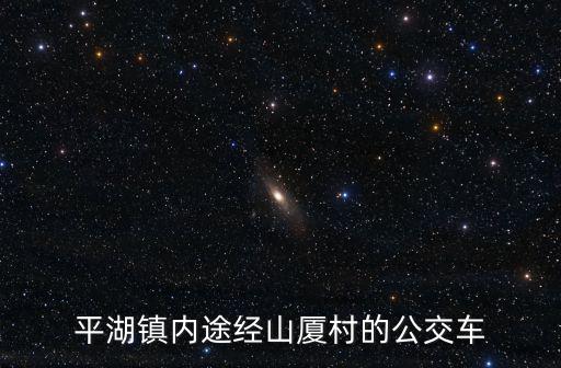 平湖鎮內途經山廈村的公交車