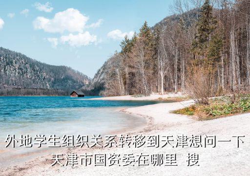 外地學(xué)生組織關(guān)系轉(zhuǎn)移到天津想問(wèn)一下天津市國(guó)資委在哪里  搜