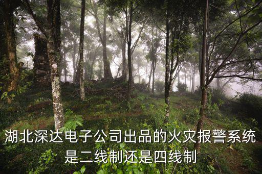 湖北深達電子公司出品的火災報警系統是二線制還是四線制