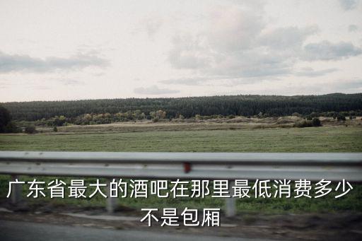 廣東省最大的酒吧在那里最低消費多少不是包廂