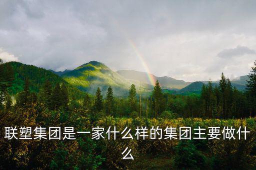 聯塑集團是一家什么樣的集團主要做什么