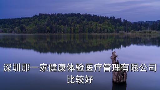 深圳那一家健康體驗醫療管理有限公司比較好