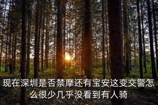 深圳摩控，現(xiàn)在深圳是否禁摩還有寶安這變交警怎么很少幾乎沒看到有人騎