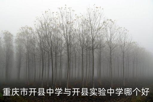 重慶市開縣實驗中學改名，開縣實驗中學