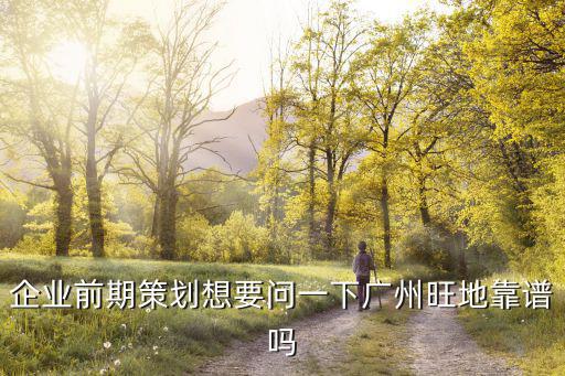 企業(yè)前期策劃想要問一下廣州旺地靠譜嗎