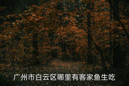廣州白鯽魚，廣州市白云區哪里有客家魚生吃