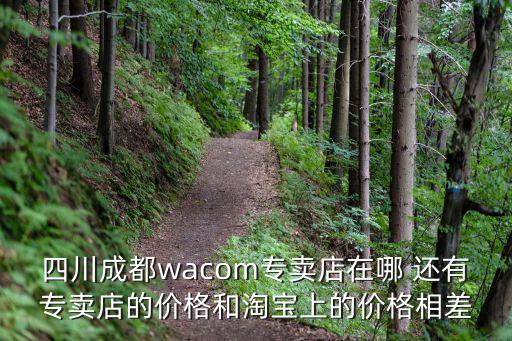 四川成都wacom專賣店在哪 還有專賣店的價格和淘寶上的價格相差