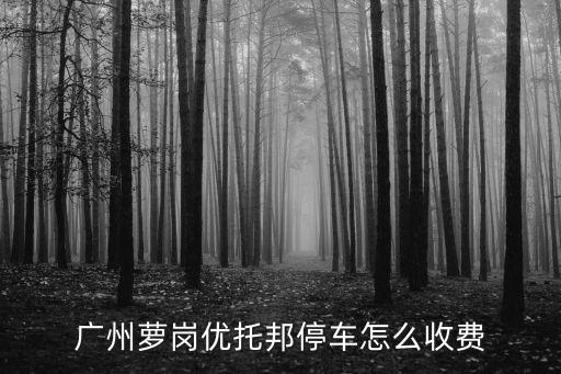 廣州蘿崗優(yōu)托邦停車怎么收費