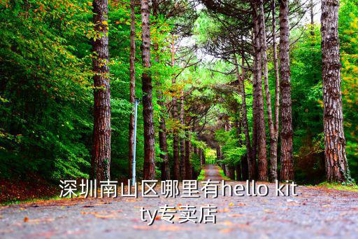 深圳南山區哪里有hello kitty專賣店