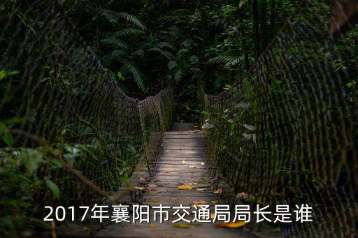 2017年襄陽市交通局局長是誰