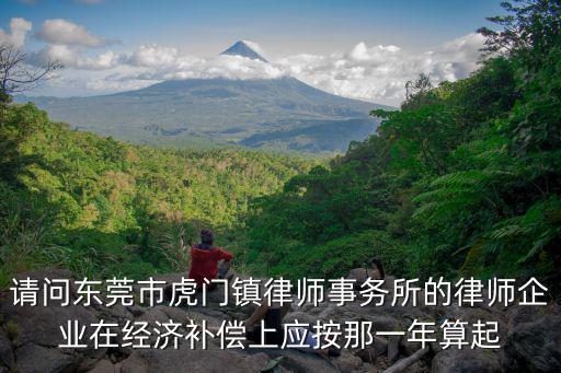 請問東莞市虎門鎮律師事務所的律師企業在經濟補償上應按那一年算起