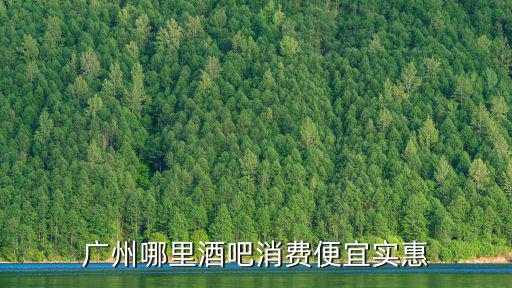 廣州哪里酒吧消費便宜實惠