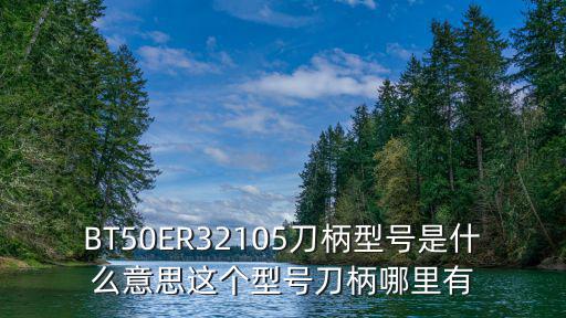 BT50ER32105刀柄型號是什么意思這個型號刀柄哪里有