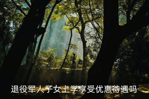 天津市軍人子女享受教育優(yōu)待，退役軍人子女上學享受優(yōu)惠待遇嗎