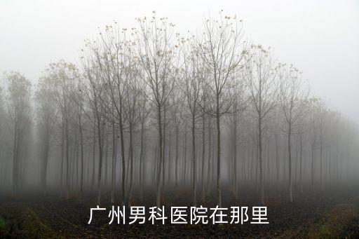 廣州男科醫院在那里