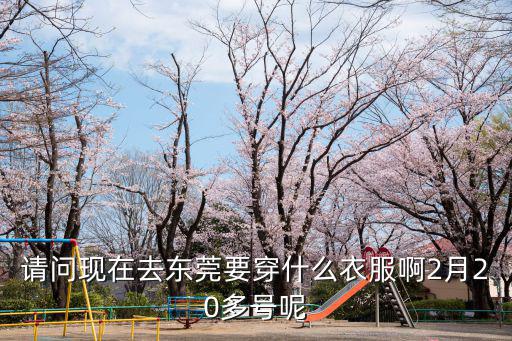 請問現在去東莞要穿什么衣服啊2月20多號呢