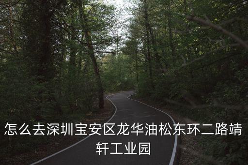 怎么去深圳寶安區(qū)龍華油松東環(huán)二路靖軒工業(yè)園