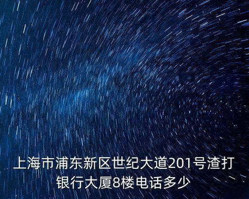 上海市浦東新區(qū)世紀大道201號渣打銀行大廈8樓電話多少