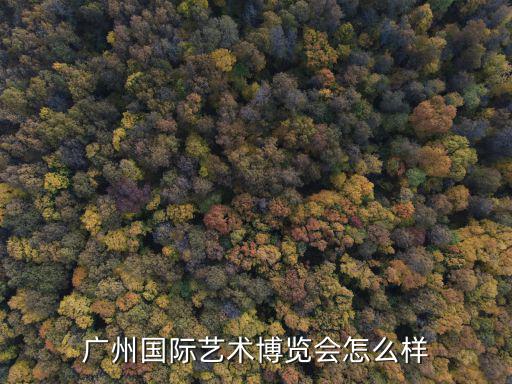 廣州國際藝術博覽會怎么樣