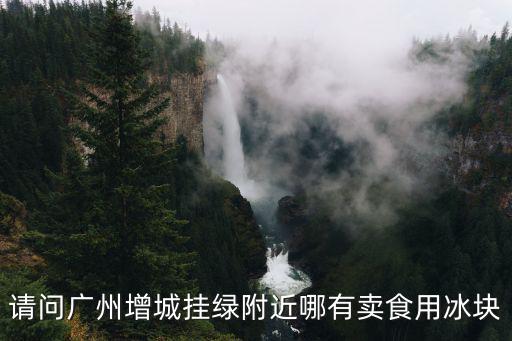 請問廣州增城掛綠附近哪有賣食用冰塊