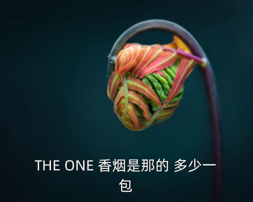 THE ONE 香煙是那的 多少一包