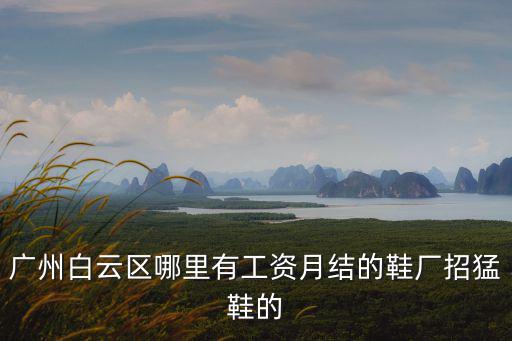 廣州白云區哪里有工資月結的鞋廠招猛鞋的