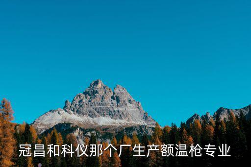 冠昌和科儀那個廠生產額溫槍專業
