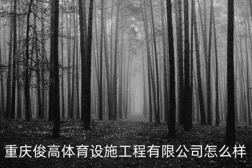 重慶市體育設施工程有限公司，重慶俊高體育設施工程有限公司怎么樣