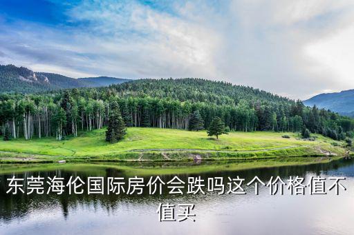 東莞海倫國(guó)際房?jī)r(jià)會(huì)跌嗎這個(gè)價(jià)格值不值買(mǎi)