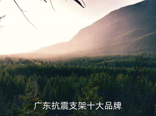 廣東抗震支架十大品牌