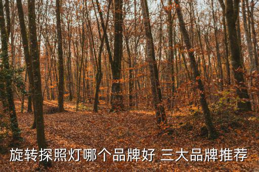 旋轉(zhuǎn)探照燈哪個品牌好 三大品牌推薦