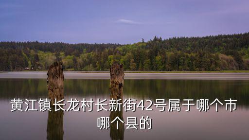 黃江鎮(zhèn)長龍村長新街42號屬于哪個市哪個縣的