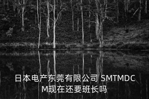 東莞超生有股份嗎，日本電產東莞有限公司 SMTMDCM現(xiàn)在還要班長嗎