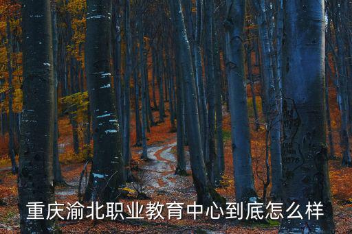 重慶渝北職業教育中心到底怎么樣