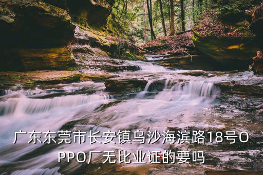 廣東東莞市長安鎮烏沙海濱路18號OPPO廠無比業證的要嗎
