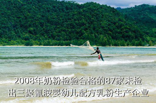 2008年奶粉檢驗(yàn)合格的87家未檢出三聚氰胺嬰幼兒配方乳粉生產(chǎn)企業(yè)