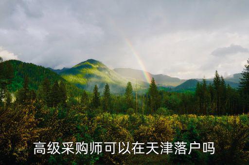 天津市海河英才計劃咨詢電話，高級采購師可以在天津落戶嗎