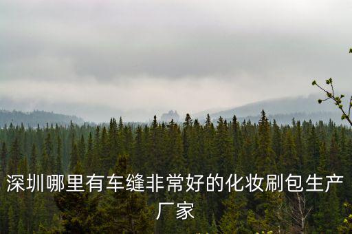 深圳哪里有車縫非常好的化妝刷包生產廠家