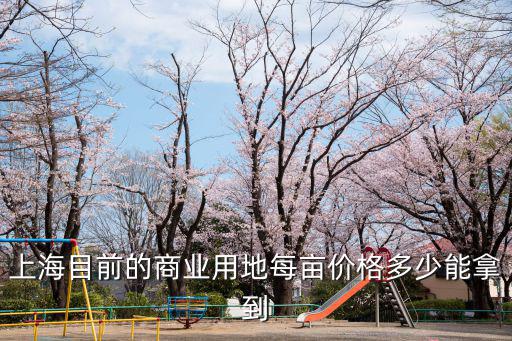 上海市開發區工業用地價格，上海目前的商業用地每畝價格多少能拿到