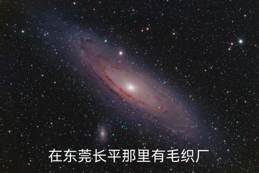 在東莞長平那里有毛織廠