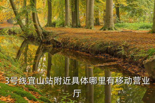 3號線宜山站附近具體哪里有移動營業廳
