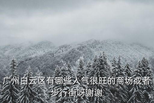 廣州白云區附近逛街的地方嗎，廣州白云區或者離白云區近的區里有哪幾條逛街的好地方新市上下九