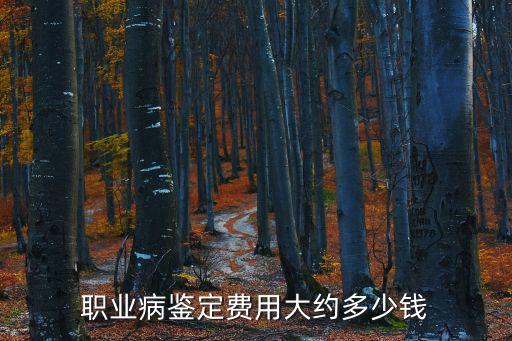 職業病鑒定費用大約多少錢