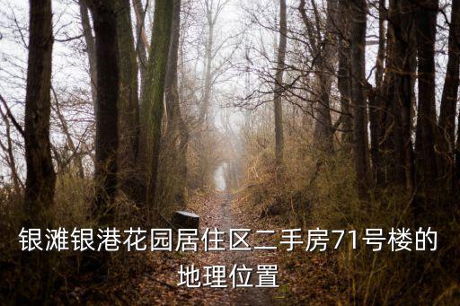 銀灘銀港花園居住區(qū)二手房71號(hào)樓的地理位置